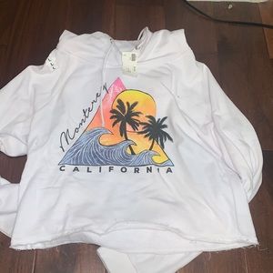 NWT beach sweatshirt